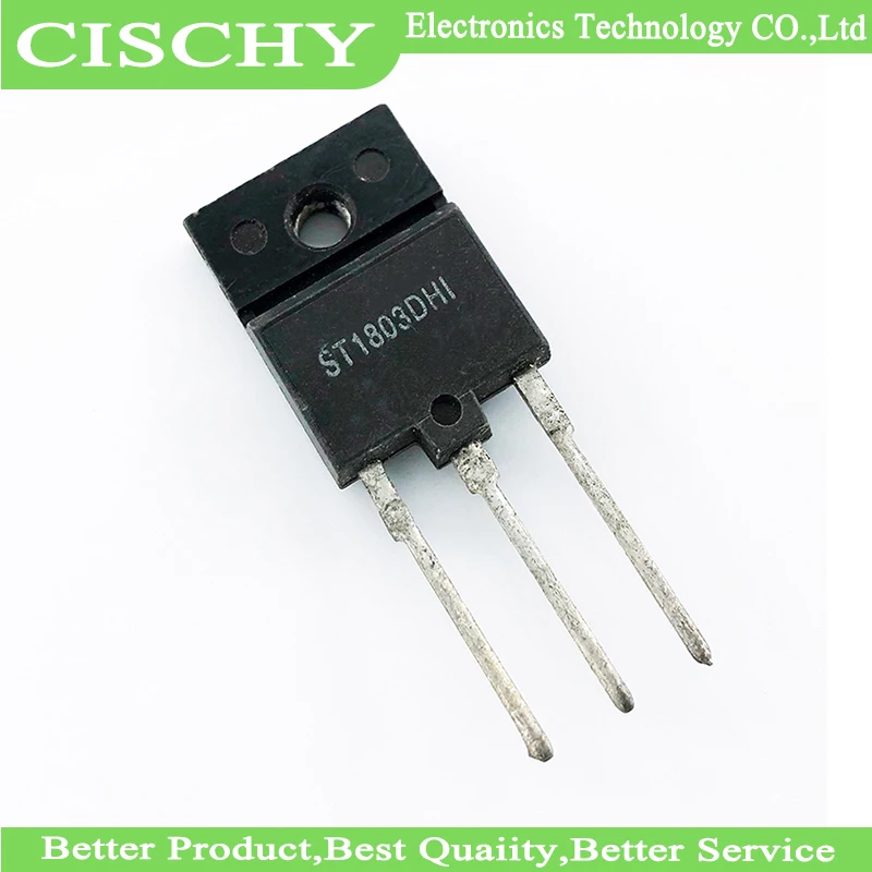 

5pcs/lot ST1803DHI ST1803DH1 1803DH1 1803DHI ST1803 TO-3PF In Stock