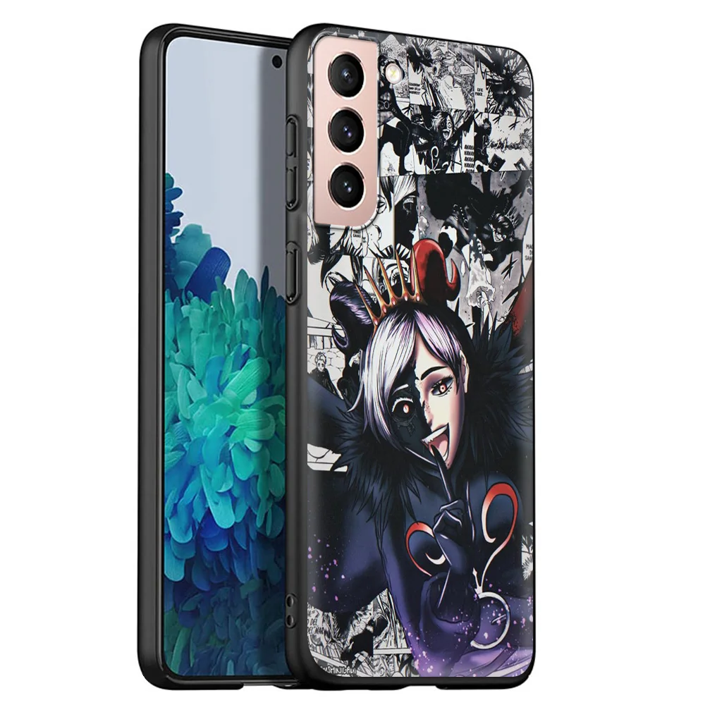

Asta Anime Black Silicone TPU Cover for Samsung Galaxy Note 20 Ultra Luxury Case Note 10 Lite 9 8 5G Phone Funda Coque