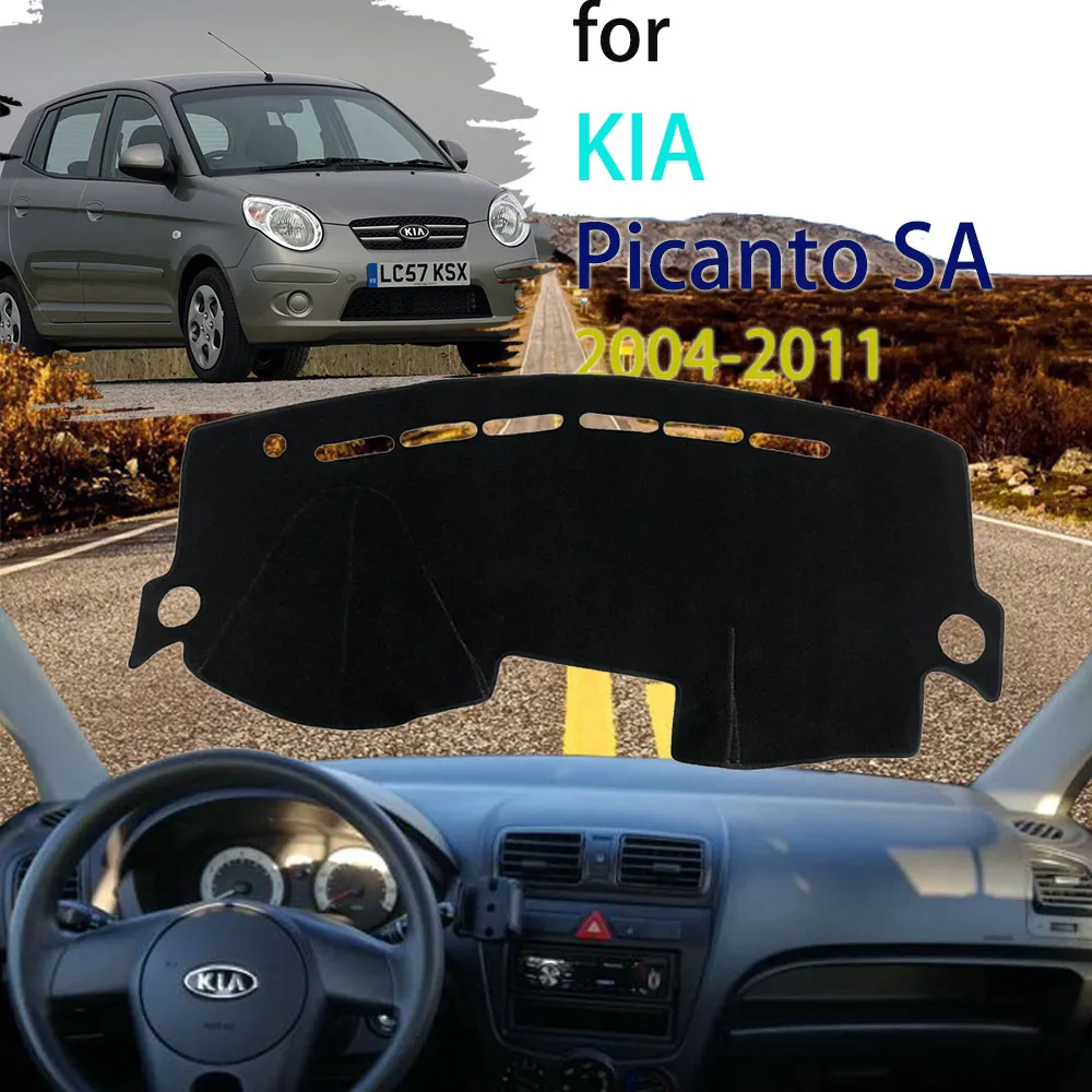 Коврик для управления приборной панели коврик Kia Eko Taxi Naza Suria Picanto Morning SA 2004 2005 2006 2007