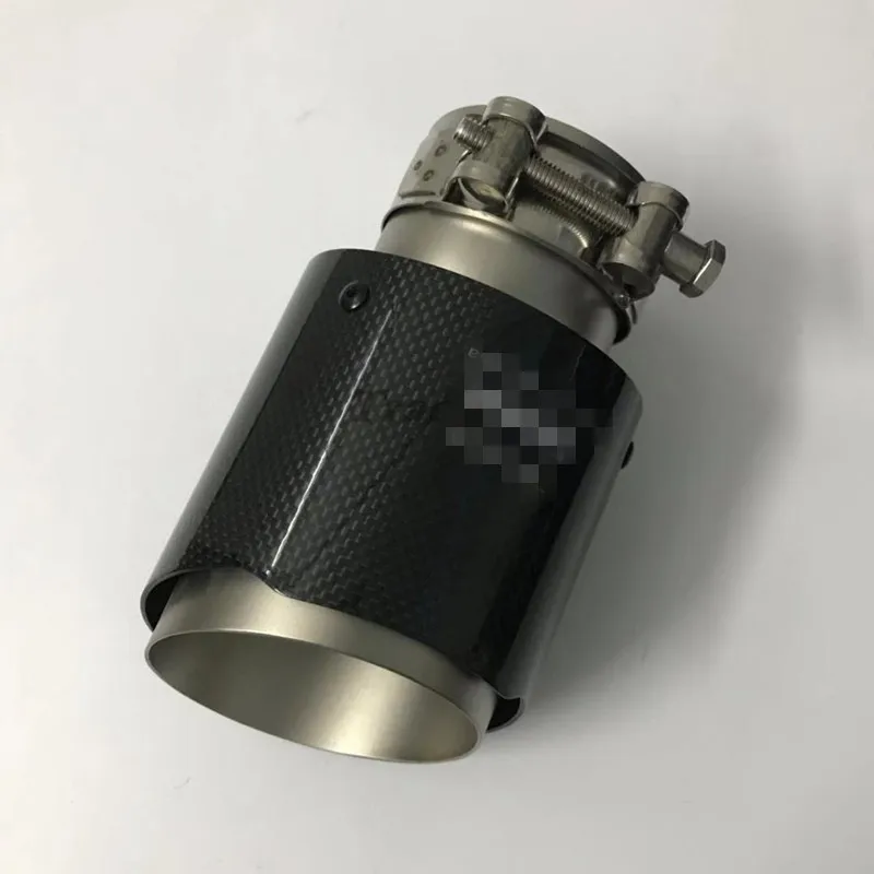 Akrapovic выхлопные трубы для автомобиля глянцевый углеродный глушитель наконечник