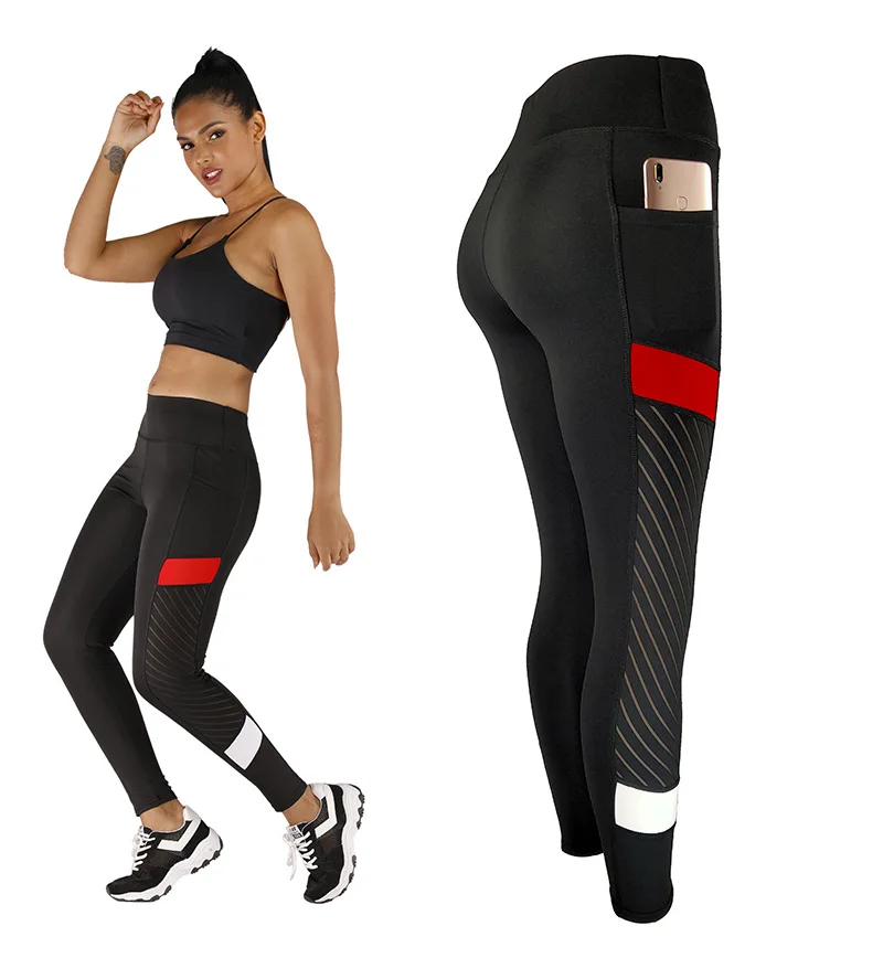 2020 сексуальные сетчатые легинсы для фитнеса с принтом женщин одежда спортивных