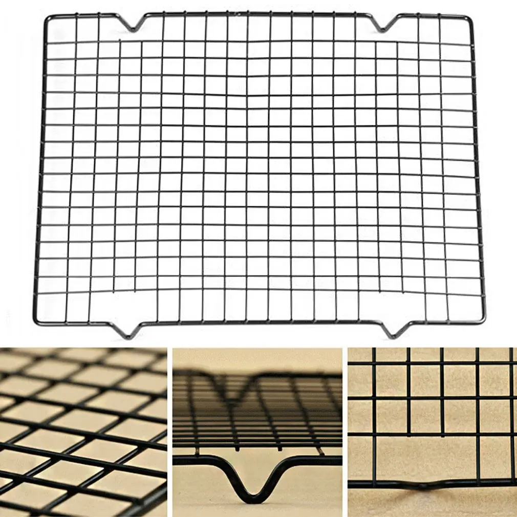 Nonstick Metal Cake Cooling Grid Rack Net Cookies Biscuits Bread Muffins Drying Stand Holder Kitchen Baking Tray Tools | Дом и сад