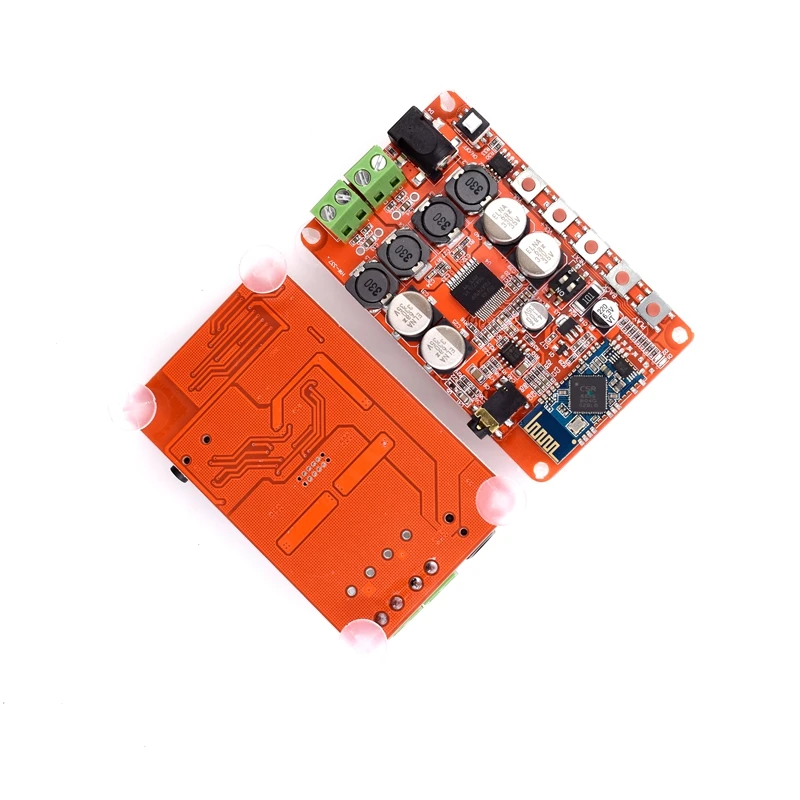 Плата цифрового усилителя TDA7492P 50 Вт + чип CSP8635 Bluetooth 4 0 аудиоресивера BT детали