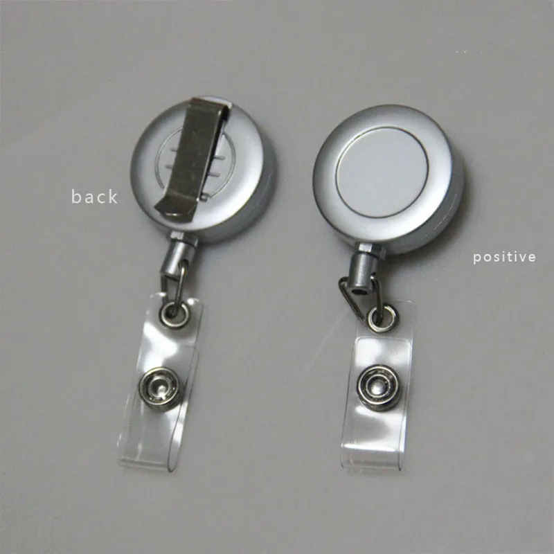 

Mini Retractable Badge Reel Lanyards for ID Name Card Badge Holder Clip Student Company Employee Badge Reel Hanging Rope