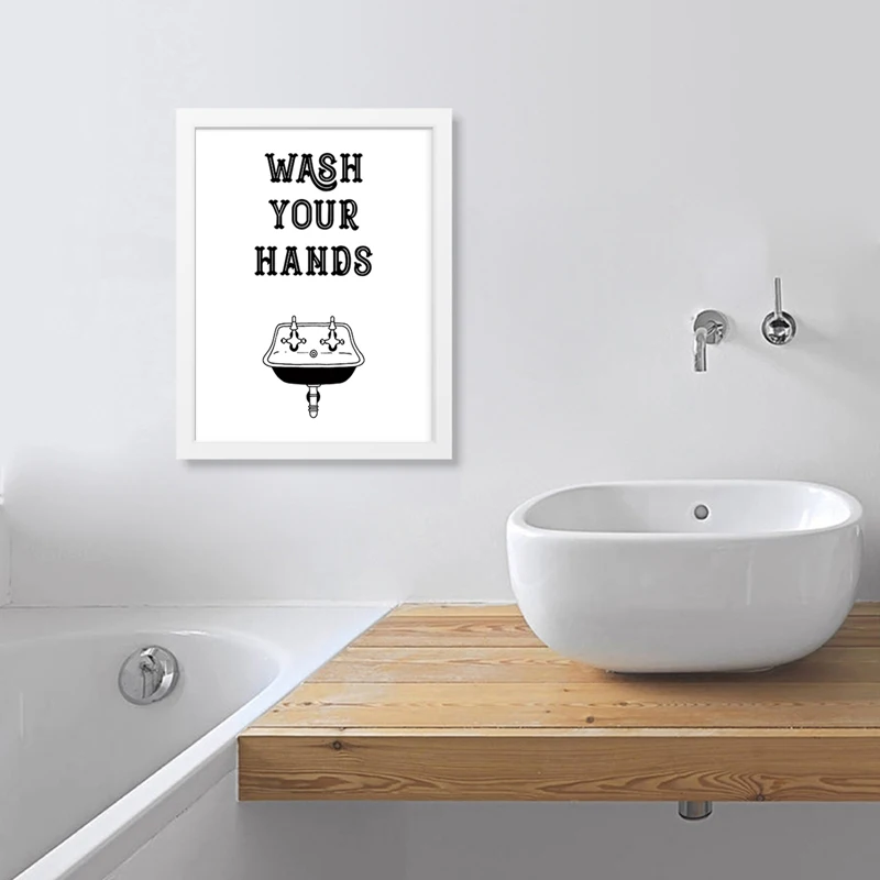 Минималистичная художественная унитаза ручная роспись на холсте настенные