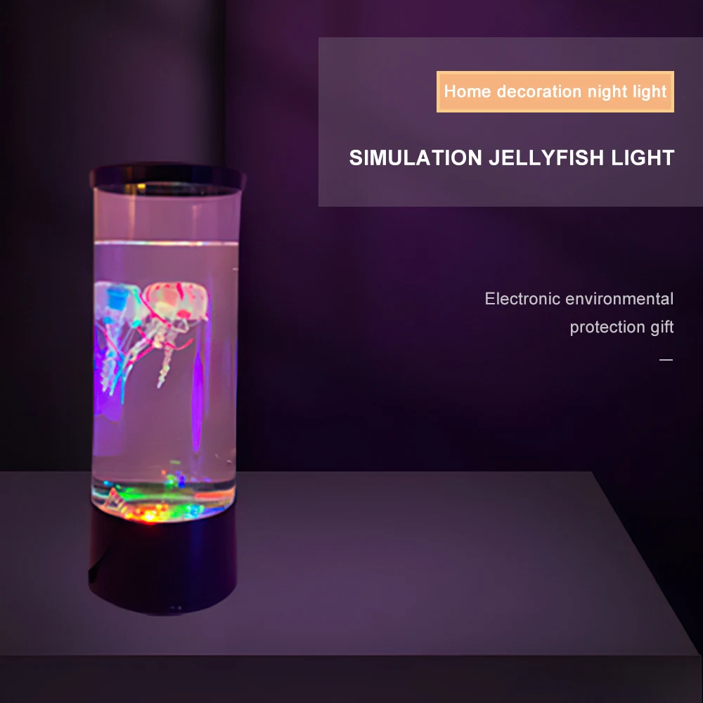 

Smart Creative Jellyfish Light Modeling Color-Changing Jellyfish Lamp Emotional Room Decoration Night Lights Bedroom Decor