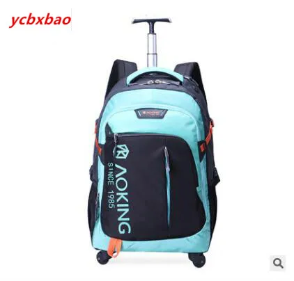 Дорожная сумка на колесиках чемодан школьные рюкзаки фирменный дизайн для
