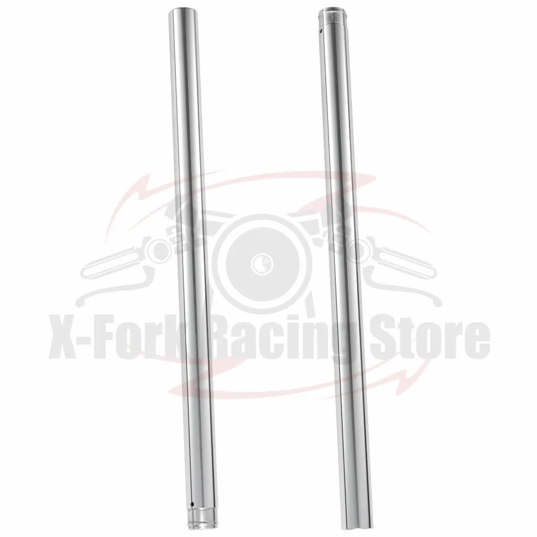 Передние вилочные трубки внутренние серебряная пара для HONDA NV400 CUSTOM NC12 1983