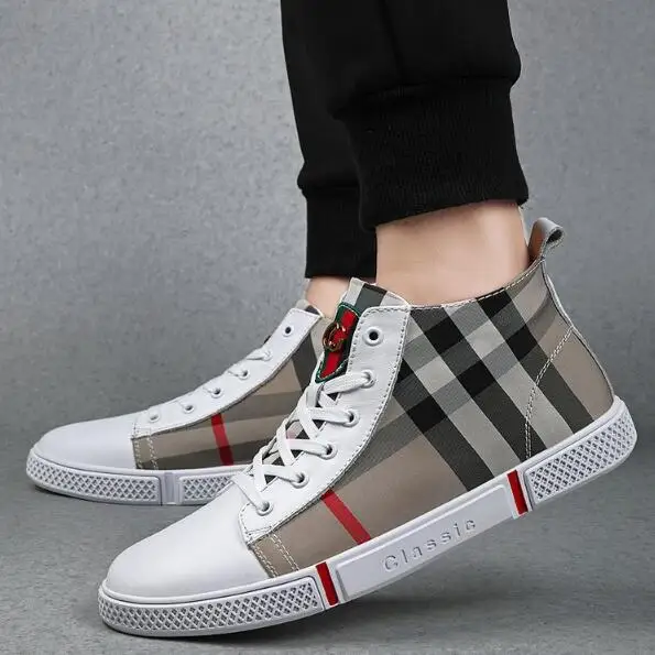 Мужские ботинки из натуральной кожи большие размеры 35-47 теплые осенне-зимние