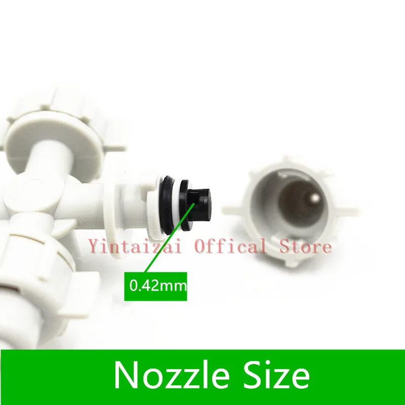 Белая поливочная система разбрызгиватель с 4 выходами микродержатель