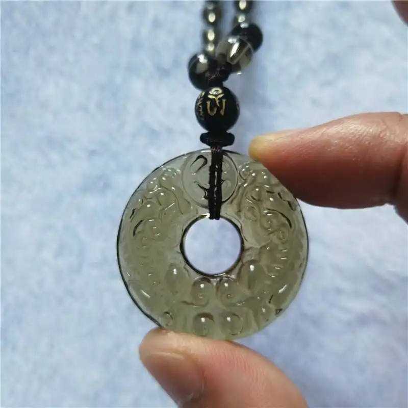 Ожерелье из натурального камня 32*32 мм ювелирные изделия подвеска ледяного