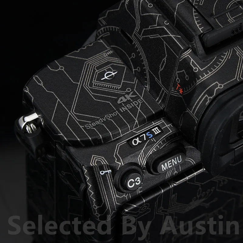 Переводная картинка водная Обёрточная бумага для Камера кожи Sony A7S3 A7SIII A7SM3 Альфа