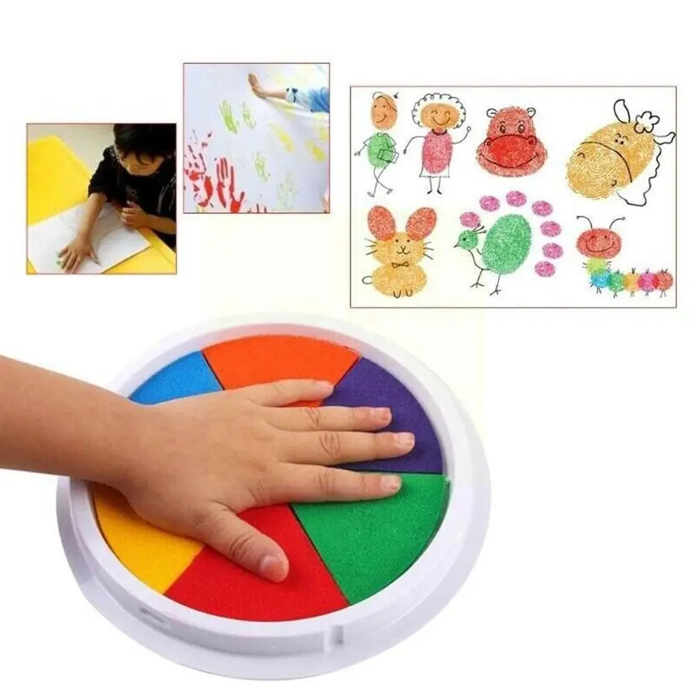 

Funny Lovely Finger Painting Drawing Toys Finger Educational Dropshipping Early Kids Kit Tool Learning Painting Mud Toy U9X4