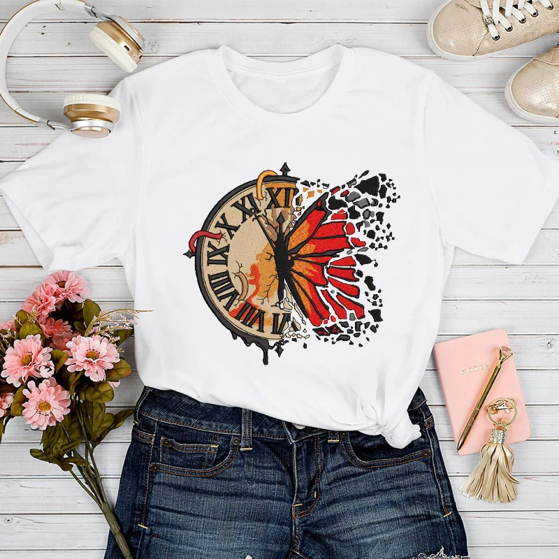 Футболки женские Стиль 90-х весна-лето с принтом пчелы | Женская одежда