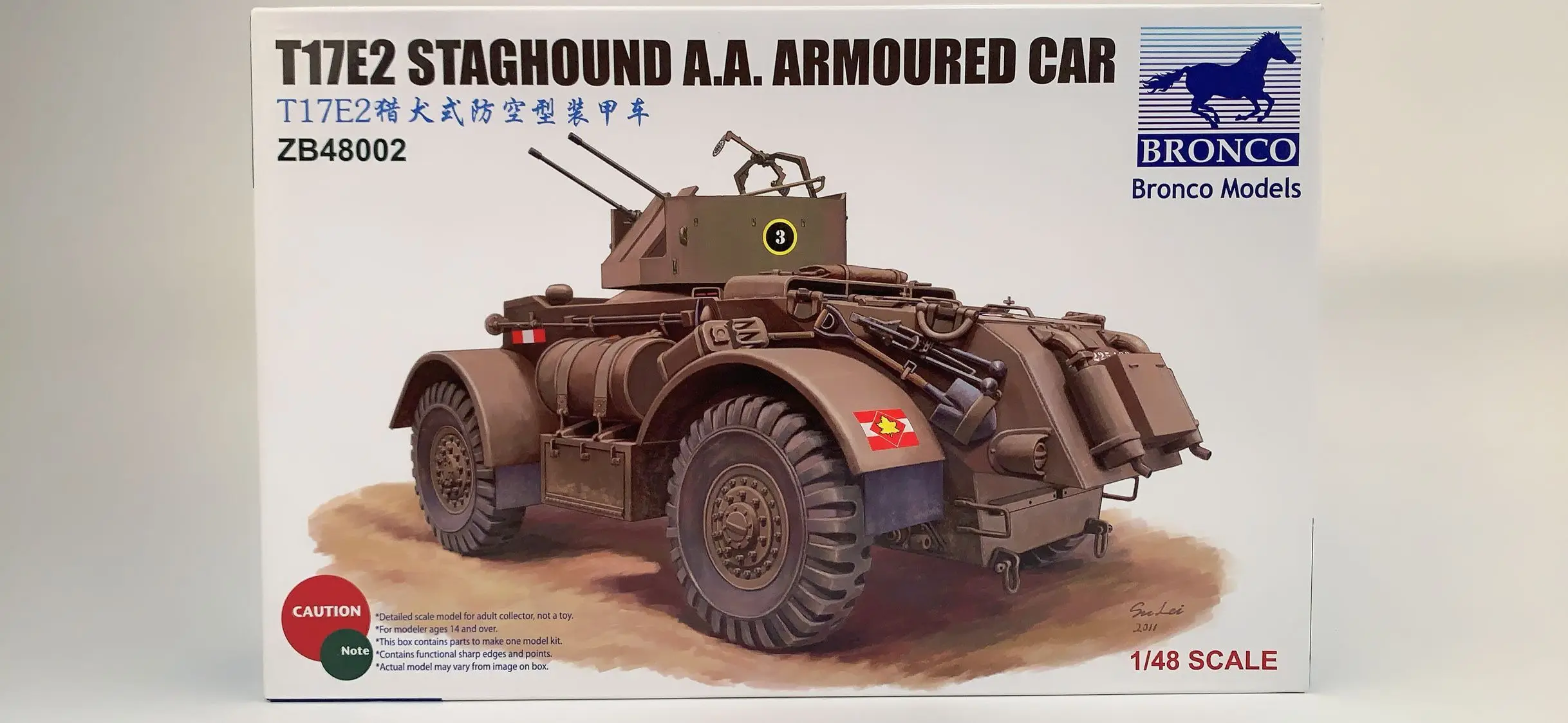 

BRONCO ZB48002 1/48 T17E2 Staghound A.A Armoured Car