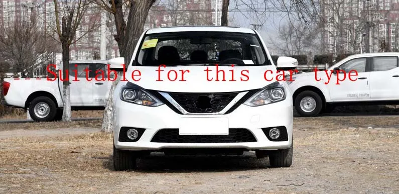 Fit For Nissan Sylphy/sentra 2016-2018 Resin Matte black Front Radiator Hood Grille 1Pc | Автомобили и мотоциклы