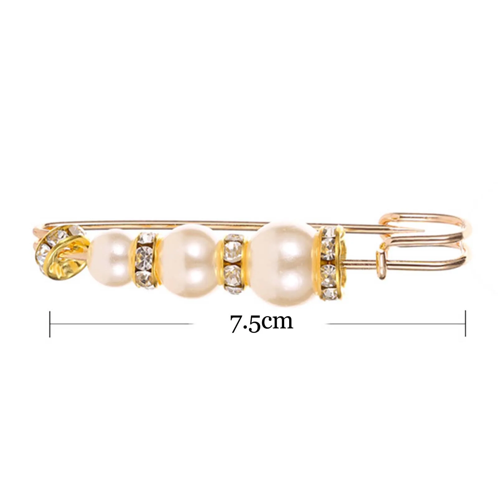

Beauty Pearl Brooch Pin Graceful Lady Pearls Chest Brooch Exquisite Girl Wide Waist Pants Pin Big Waist Pants Slimming Pins