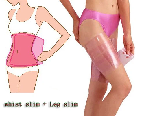 2 комплекта Пояс для ног + пояс мощная пленка похудения и потери талии целлюлит