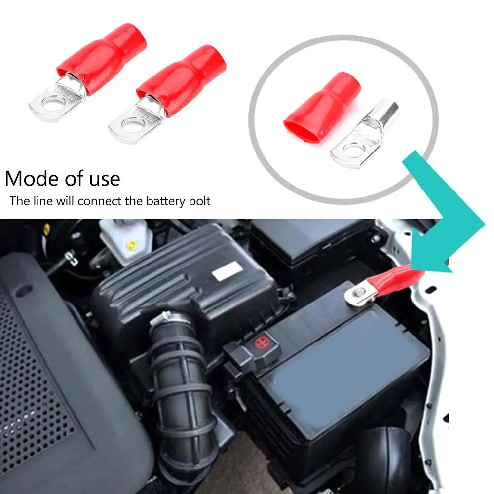 VODOOL 10 шт. автомобильный аудио Мощность заземления провода кольцо терминалы 4AWG/6AWG