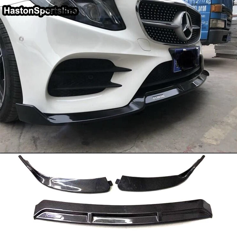 Brabus Стиль для Mercedes-Benz W205 бампер AMG 4DR C205 2DR S205 5DR C180 C200 C300 C43 углеродного волокна переднего бампера v-стиля 2019UP