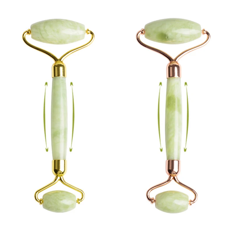 Уход за кожей лица ролик природного камня нефрита лифтинг массажный инструмент