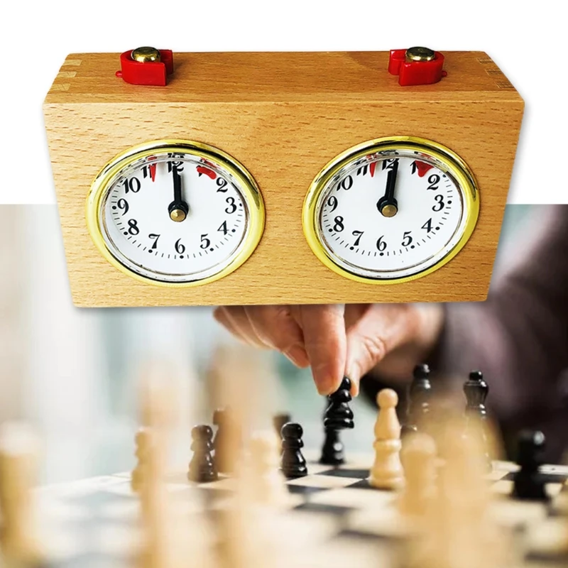 Шахматный таймер шахматный механический деревянный стол | Спорт и развлечения