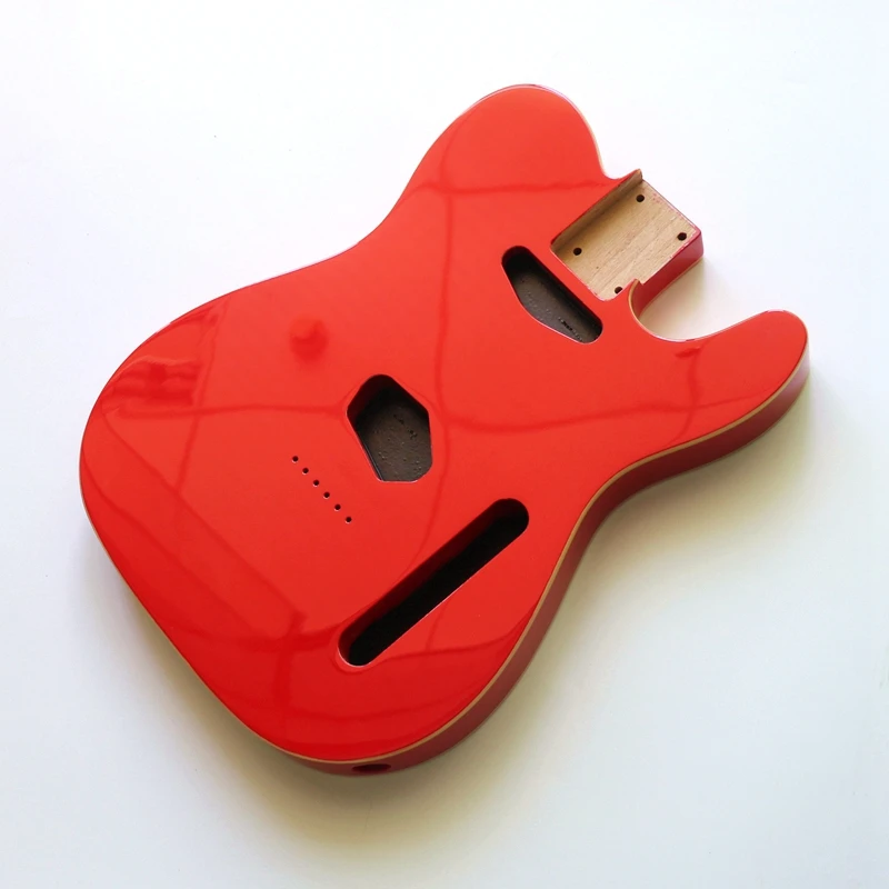 Гитарный корпус сделай сам с высоким глянцем отделкой из красного дерева