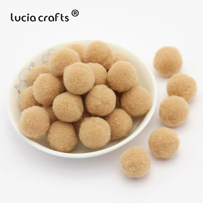 Lucia crafts 288 шт./лот 10 мм Разноцветные помпоны мягкие шарики-Помпоны DIY Швейные Свадебные Скрапбукинг Аксессуары для декора K0405 - Цвет: Color 22  288pcs