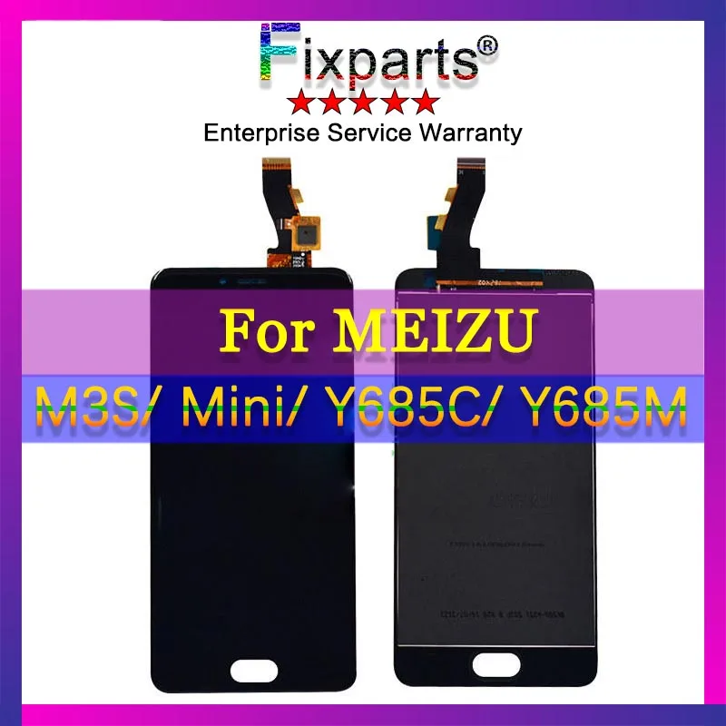

New Tested LCD Meizu M3s Mini LCD Meizu m3s Display Touch Screen With Frame Digitizer Assembly Replacement Accessories M3S Y685H