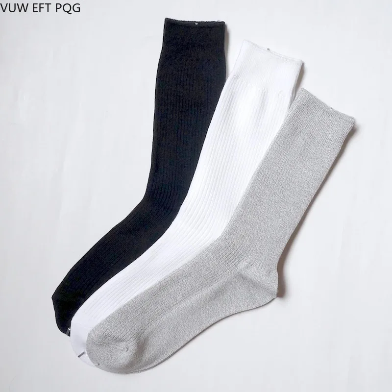 Men's Business Socks Combed Cotton Finest Cotton Textile Solid Color Wild Four Seasons Socks