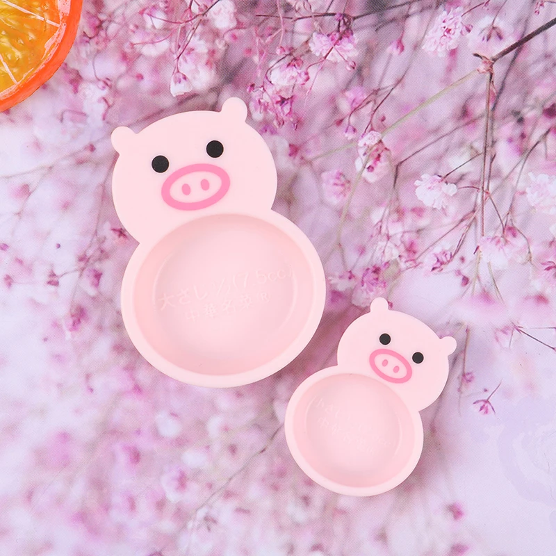 

2 Pcs Mini Cute Piggy Kid's Kitchen Toys Fast Food Pretend Play Cooking Games Miniature Dishes Products For Children