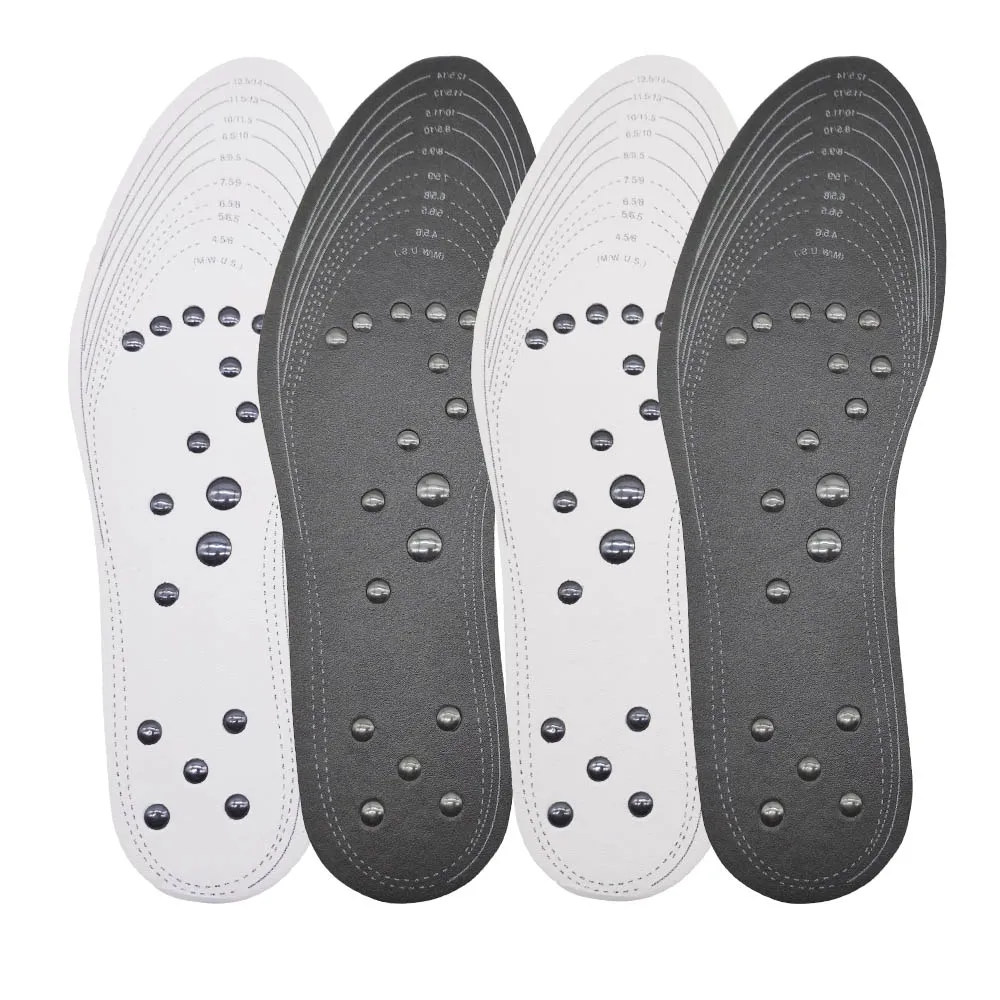 18 magnets Unisex Magnetic Therapy Massage Insoles Foot Acupressure Shoe Pads Therapy Slimming Insoles for Weight Loss
