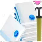 Вакуумные компрессионные мешки для домашних животных, портативный ручной насос с двойной молнией, вакуумные пакеты для защиты одежды от плесени и бактерий