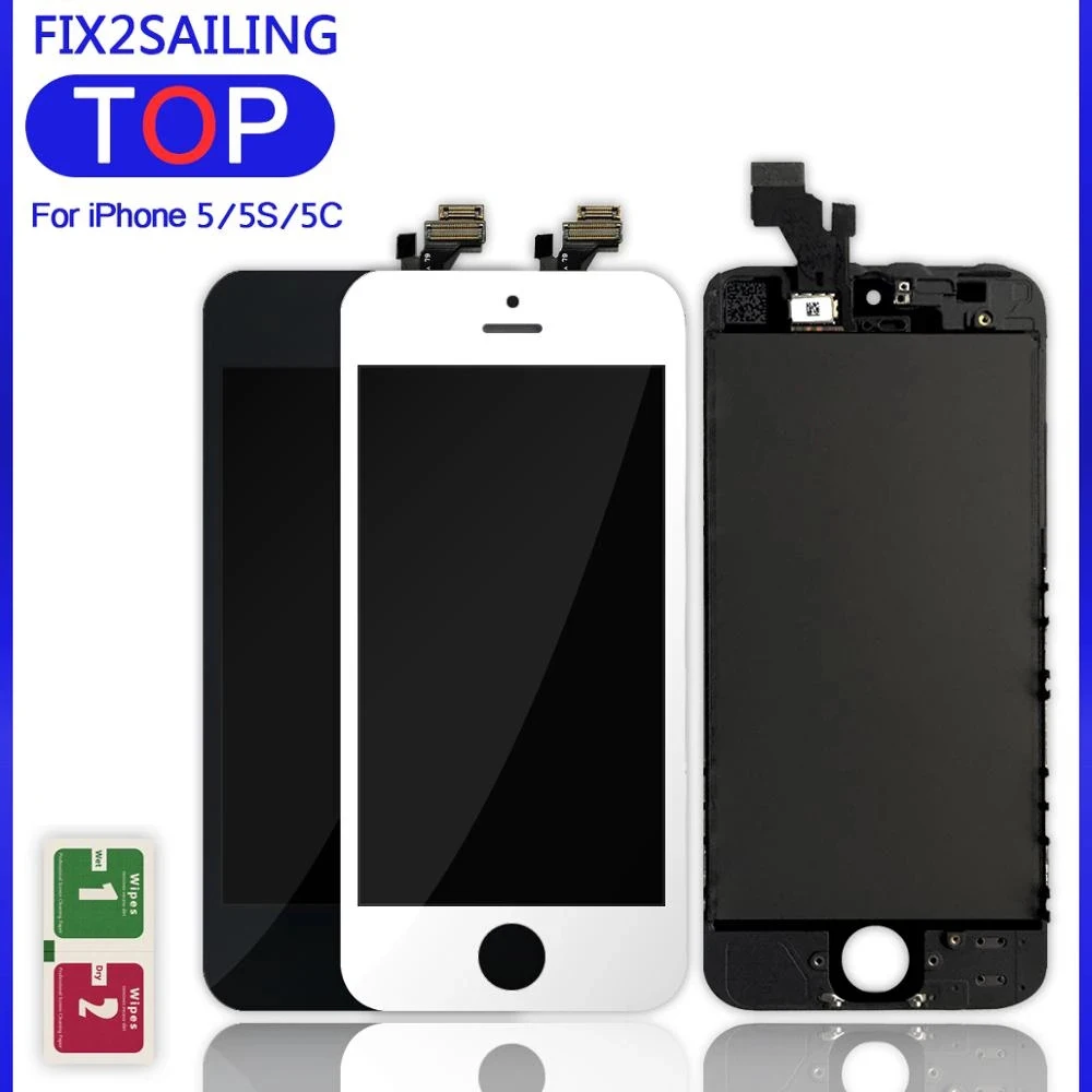 ЖК-дисплей для Apple iPhone 5 S5 4 4S 6 6S 7 8 8P 100% Класс AAA дигитайзер сенсорного экрана в
