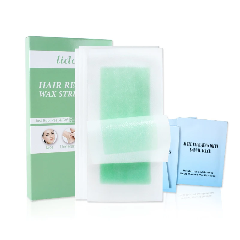 

Лидди 40 шт Удаление волос пчелиный воск крем срывая Восковая полоска Бумага нога подмышки средства ухода за кожей лица удаление волос воско...