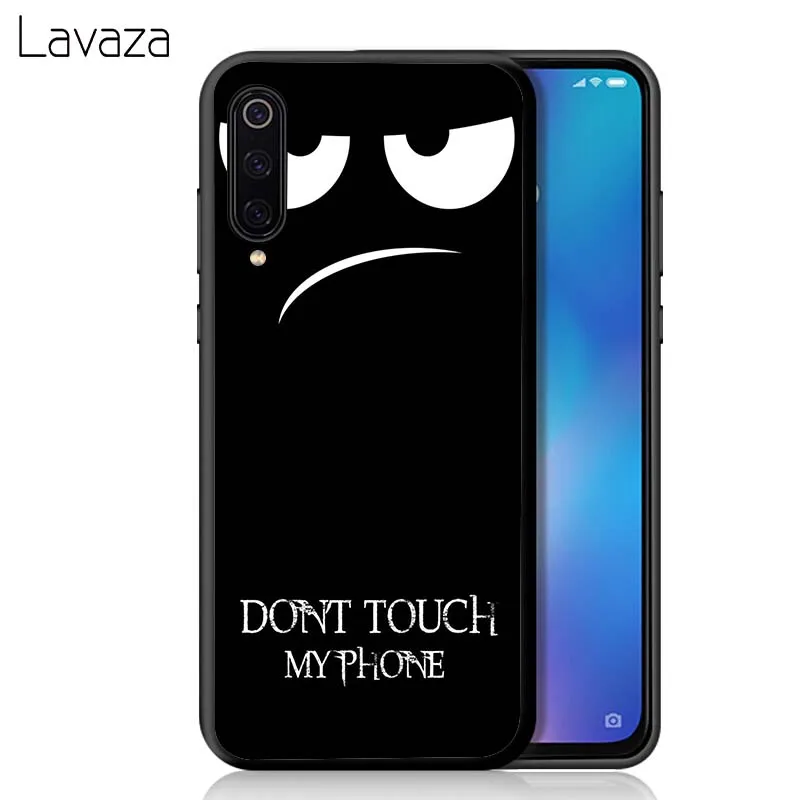 Мягкий чехол Don't Touch My Phone для Xiaomi A3 9T Pro CC9E Mix 2S MAX3 Redmi 7A K20 Note8 |