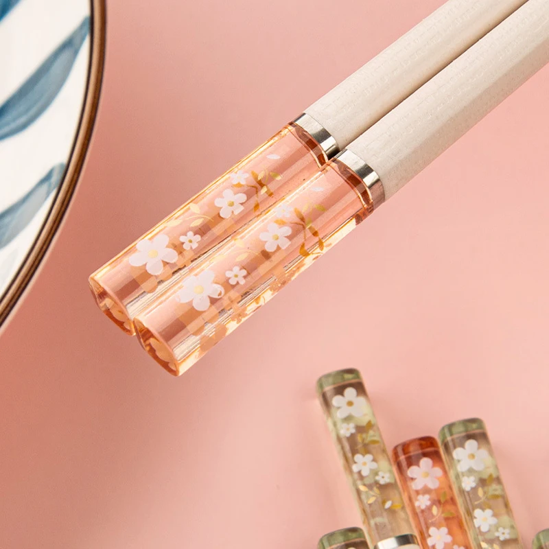 

5 пар, термостойкие Нескользящие японские палочки для еды