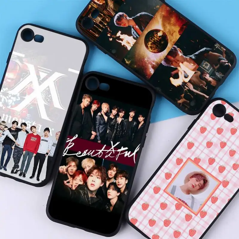 

YNDFCNB Monsta X Boy Group Phone Case for iphone 13 11 12 pro XS MAX 8 7 6 6S Plus X 5S SE 2020 XR cover