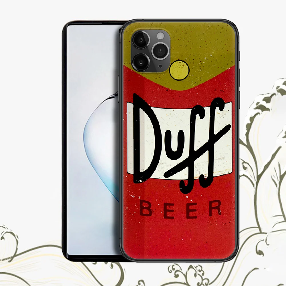 

Anime S-Simpsoning Iphone 4 4s 5 5S SE 5C 6 6S 7 8 Plus 11 12 Mini Pro Max X XS XR 2020 For Phone Case black Funda Luxury Cell