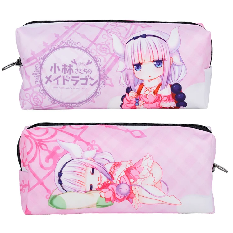Аниме Miss Kobayashi's Dragon Maid Kanna Tohru чехол карандаш для косплея школьные канцелярские