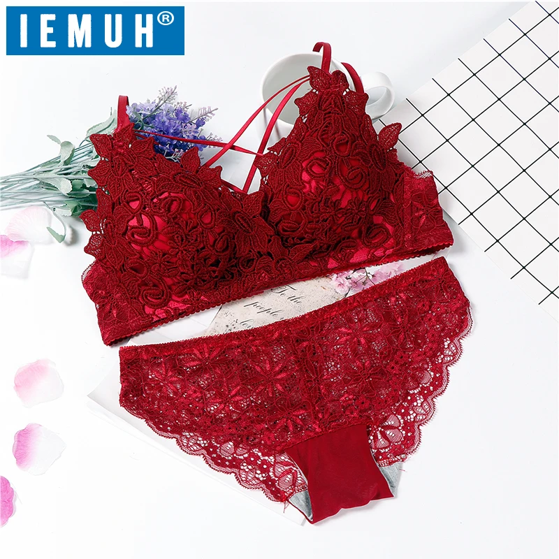 Бюстгальтер женский кружевной с бантом|Комплекты нижнего белья| |