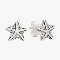 925 sterling silver pan earring new set tropical starfish earrings for women wedding gift fashion jewelry