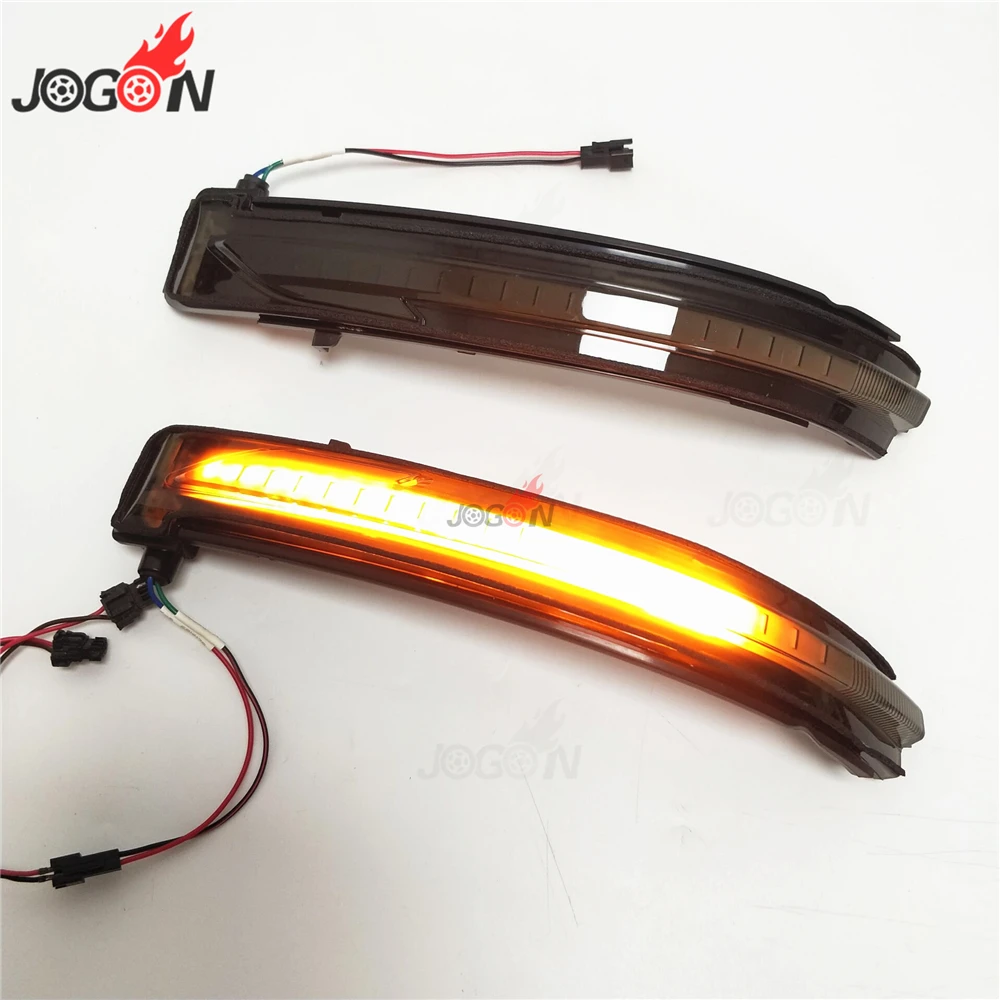 Smoked Black LED Light Dynamic Turn Signal Mirror Blinker Indicator For Nissan X-Trail T32 Qashqai J11 Murano Z52 Pathfinder R52