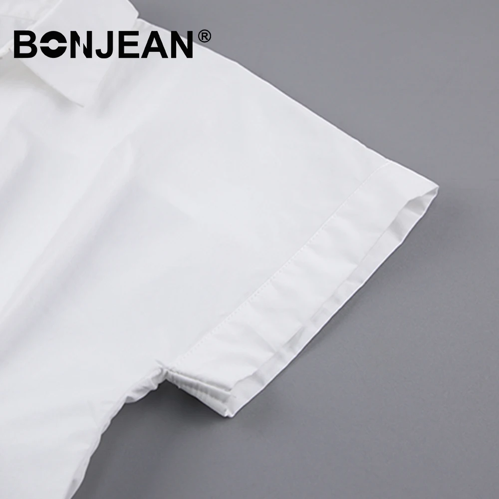 

White Shirt Woman Clothing Summer Women Blouses Top With Sleeves Female Shirt Ladies Tops Cotton Office Elegant Blouses H096