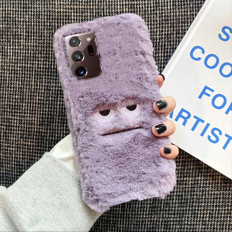 

Plush Monster Phone Case For Samsung Galaxy M31 M80S A91 A10e S10 Note 8 9 10 Lite S20 FE S10E 5G S5 S6 S7 S8 S9 Edge Plus Cover