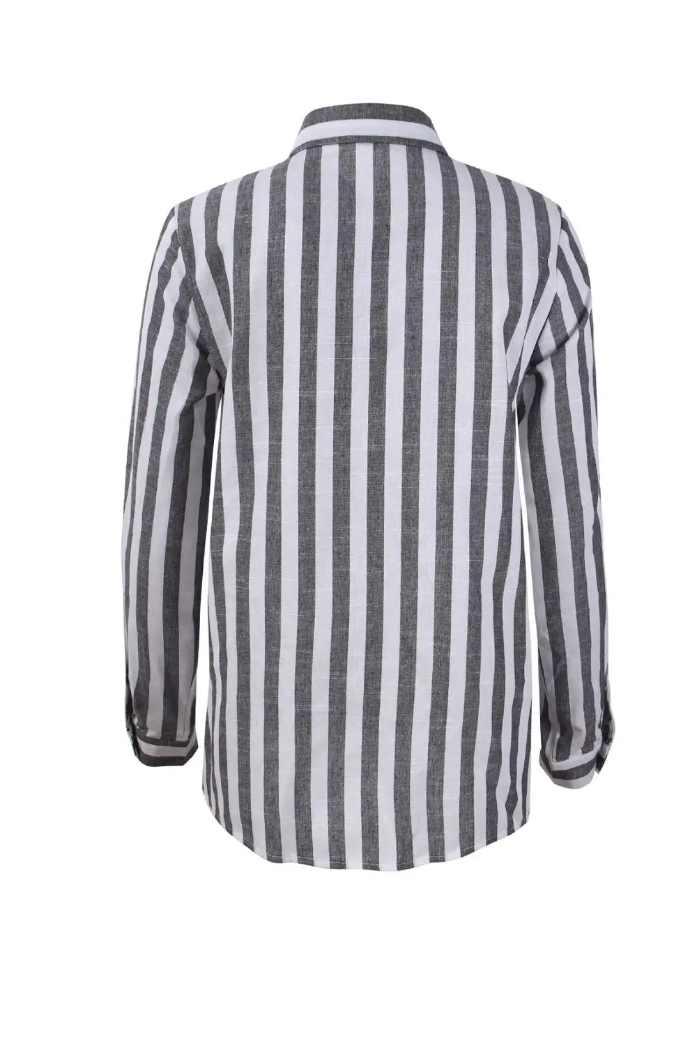 

Casual Long Sleeve Striped Shirt Top Women Turn Down Collar Button Loose Shirt Top Autumn Winter New Work Office Lady Clothing