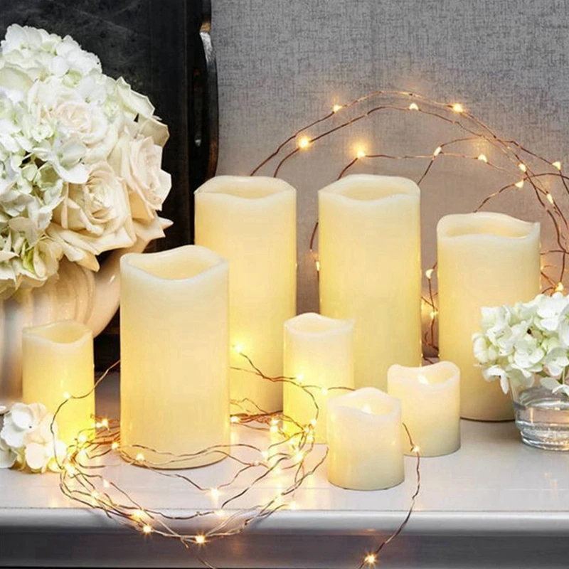 Светодиодная гирлянда с дистанционным адаптером Мерцающая освещение для