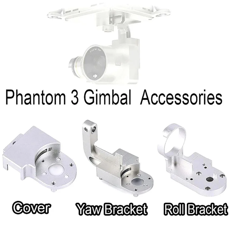 DJI Phantom 3 professional дополнительно Gimbal рычаг Крышка рыскания roll кронштейн заменяемой ЧПУ Алюминий сплава Phantom 3 Gimbal