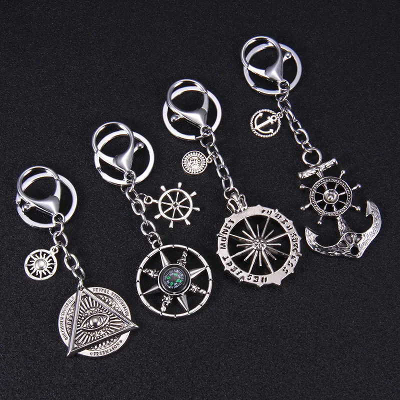 Винтажный Мужской Брелок-подвеска в виде глаза демона подвеска солнца Бога из