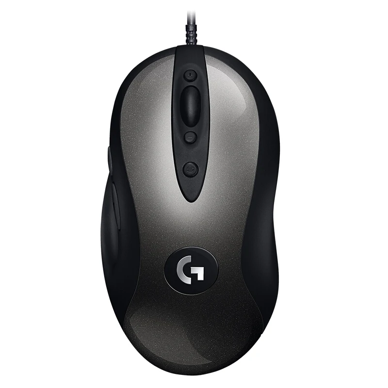 Without Retail Box Оригинальная Классическая игровая мышь logitech MX518, программирующая мышь 16000 dpi, обновленная от MX500/510 для CSGO DOTA OW PUGB - Цвет: Without Retail Box